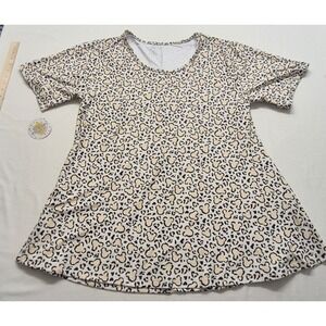 NWT Charlies Project Mickey Mouse Leopard‎ Print dress women's XL stretch Disney